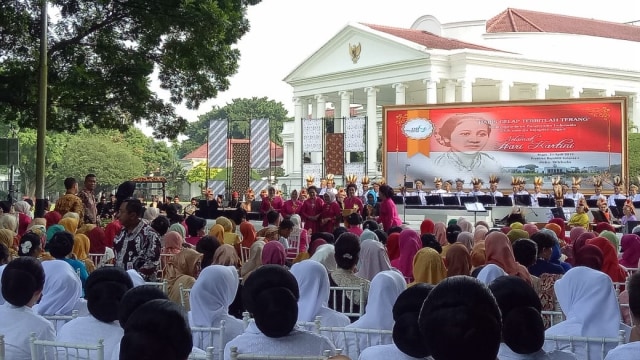 Perayaan Hari Kartini di Istana Bogor (Foto: Kevin Kurniawan/kumparan)