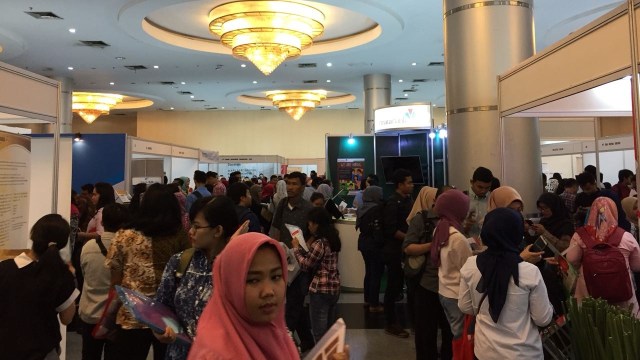 Mega Career Expo di Smesco Exibition Hall (Foto: Abdul Latif/kumparan)