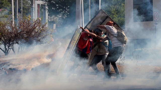 Kerusuhan di Nikaragua. (Foto: REUTERS/Oswaldo Rivas)