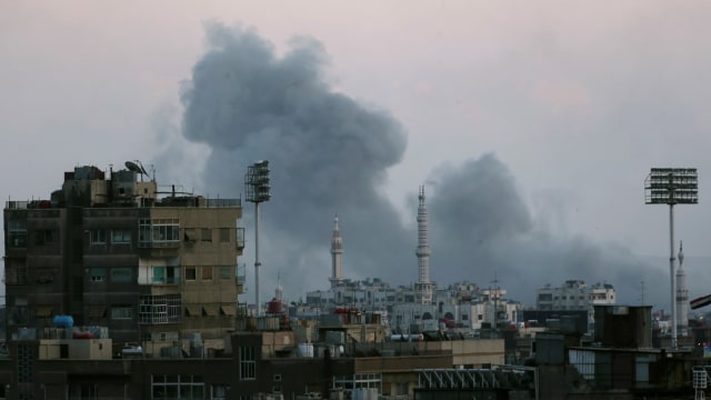 Serangan Militer di Damaskus (Foto: REUTERS/Ali Hashisho)