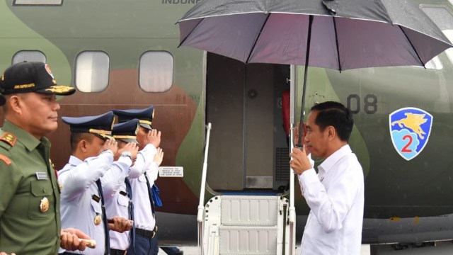 Jokowi akan tinjau penanganan gempa Banjarnegara. (Foto: Biro Pers Setpres/Laily Rachev)