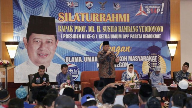 Susilo Bambang Yudhoyono di Cilegon. (Foto: dok. Partai Demokrat)