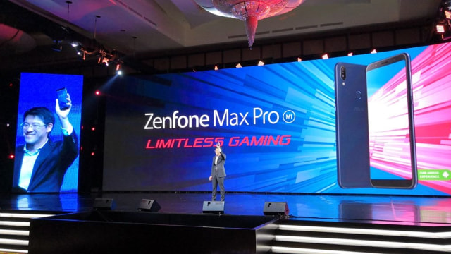 Peluncuran Asus Zenfone Max Pro M1. (Foto: Bianda Ludwianto/kumparan)