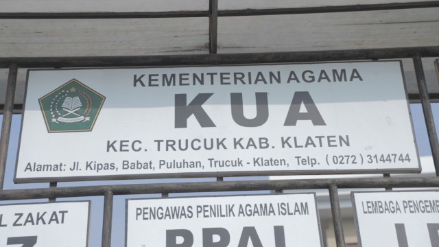 KUA Trucuk, Klaten, Jawa Tengah (Foto: Retno Wulandhari/kumparan)