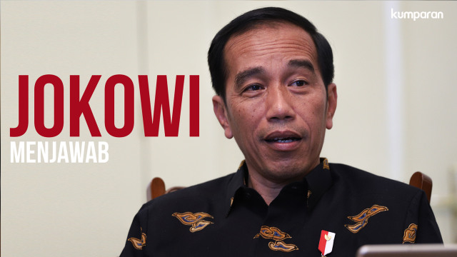 Jokowi menjawab (cover) (Foto: Cornelius Bintang/kumparan)