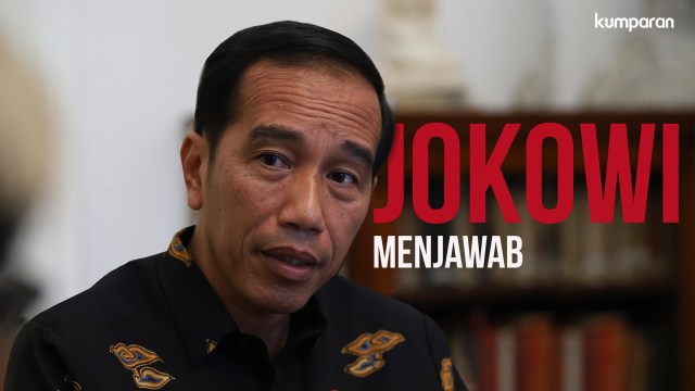 Jokowi menjawab (cover) (Foto: Cornelius Bintang/kumparan)