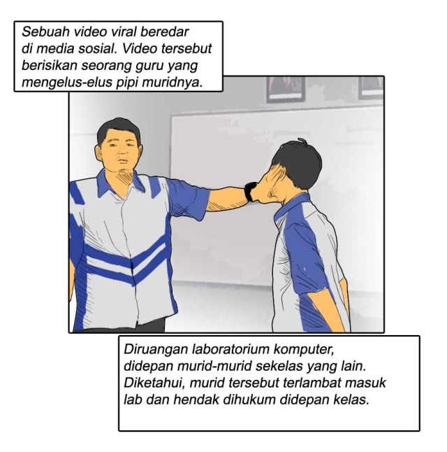 Komik: Tentang Guru yang Tampar 9 Murid SMK Kesatrian Purwokerto