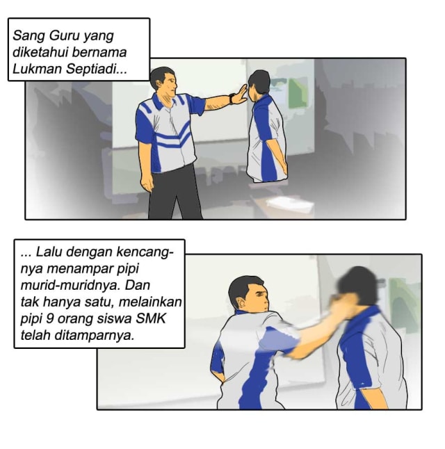 Komik: Tentang Guru yang Tampar 9 Murid SMK Kesatrian Purwokerto (1)
