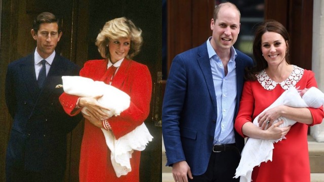 Putri Diana & Kate Middleton pasca melahirkan (Foto: Dok. @hrhduchesscatherine & @princess.diana.forever)