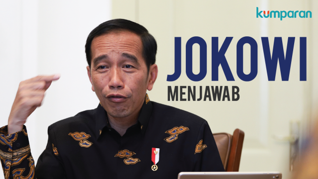 Jokowi Menjawab. (Foto: Cornelius Bintang/kumparan)