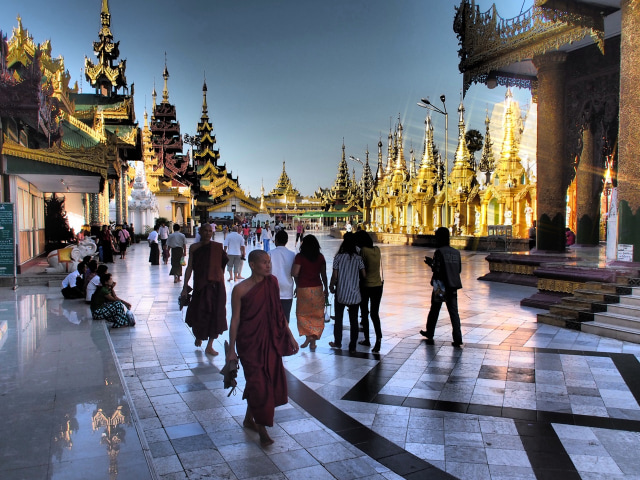 Shwedagon Temple, Yangon. (Foto: Flickr/Stefan H)