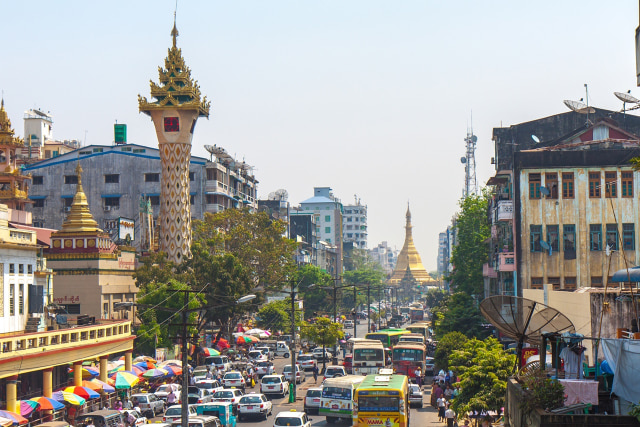 Kota Yangon. (Foto:  Flickr/Anton Rogozin)