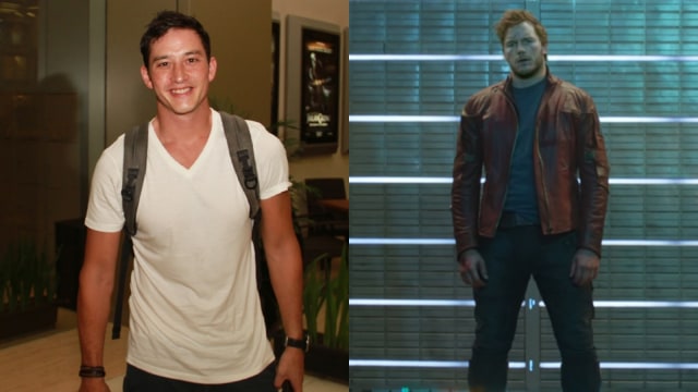 Mike Lewis dan Star-Lord. (Foto: Munady Widjaja & Dok. Marvel)