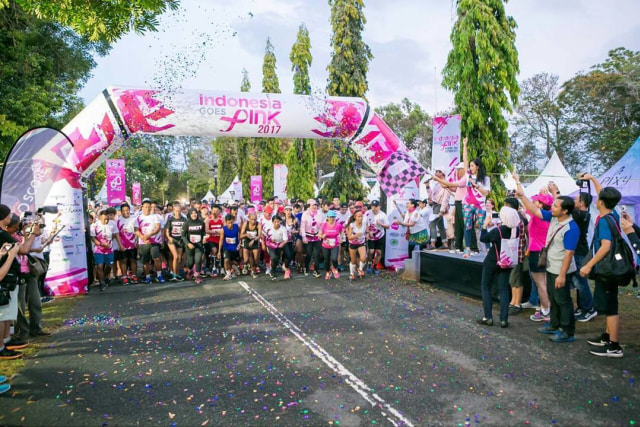 Indonesia Goes Pink Run 2018  (Foto: Dok. LOVEPINK - Instagram)