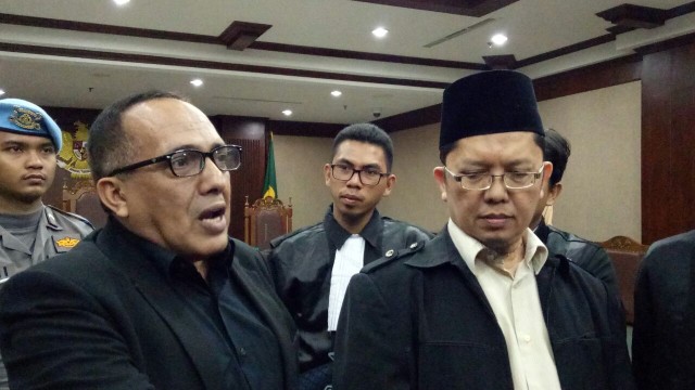 Sidang tuntutan pencemaran nama, Alfian Tanjung (Foto: Aprilandika Pratama/kumparan)