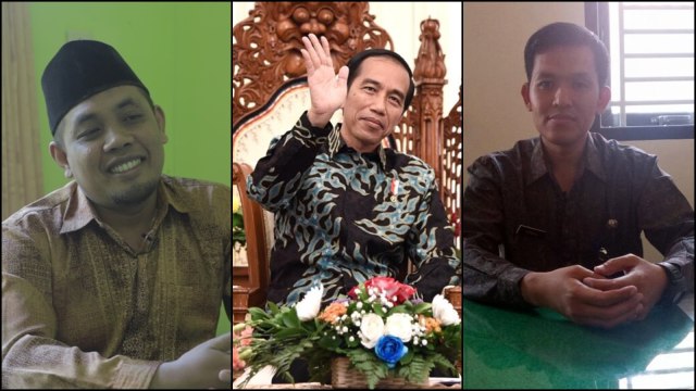 Membandingkan Samanto, Jokowi, dan Abdur. (Foto: Twitter Jokowi, Retno Wulandhari/kumparan)