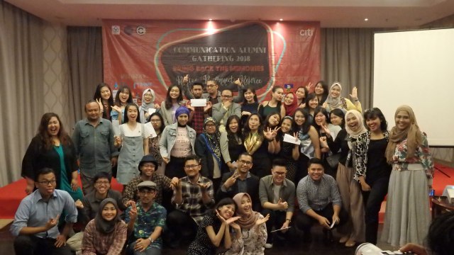 “Bring Back the Memories” nya Communication Alumni Gathering 2018 President University