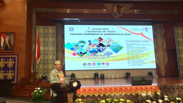 Arief Yahya launching calendar of event Gorontalo. (Foto: Shika Arimasen Michi/kumparan)