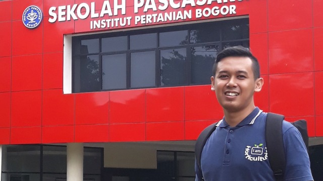 Rahmat Budiarto jadi wisudawan terbaik IPB (Foto: Dok. Humas IPB)