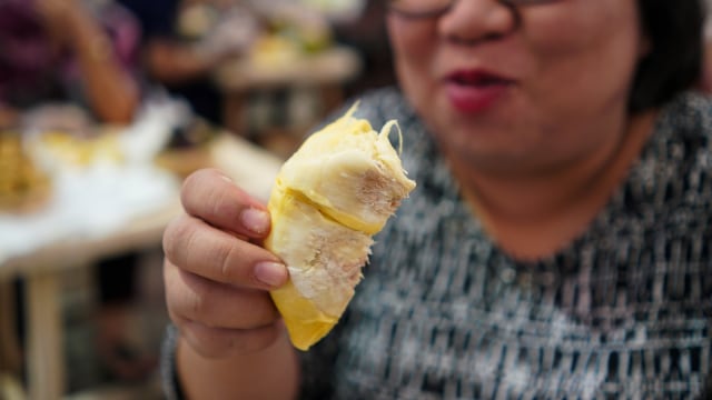 Pasar Durian di Bangkok, Thailand (Foto: Reuters/Athit Perawongmetha)