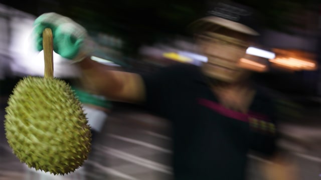 Pasar Durian di Bangkok, Thailand (Foto: Reuters/Athit Perawongmetha)