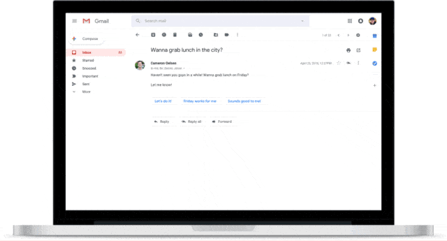Tampilan dan fitur baru Gmail. (Foto: Google)