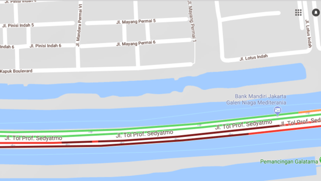 Macet Tol Soetta (Foto: Dok. Google Maps)