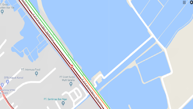 Macet Tol Soetta (Foto: Dok. Google Maps)