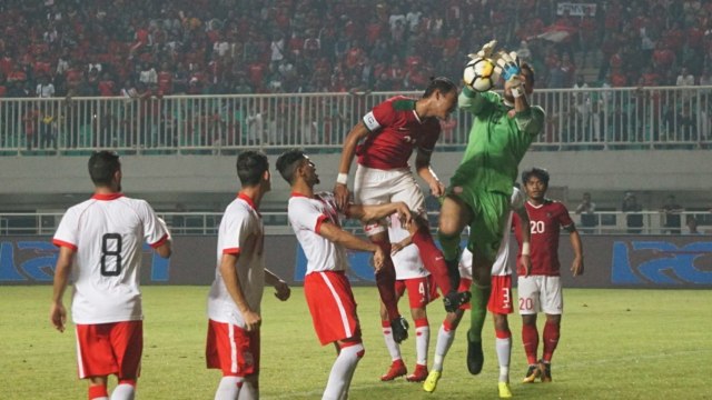 Indonesia vs Bahrain (Foto: Irfan Adi Saputra/kumparan)