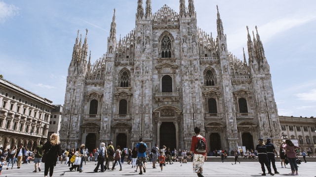 Katedral Milan, Italia (Foto: Pixabay)