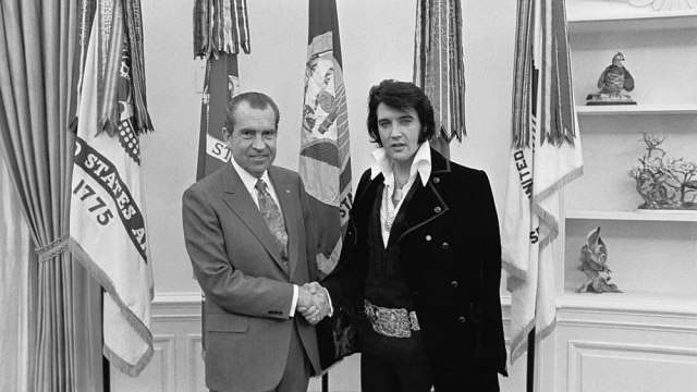 Richard Nixon dan Elvis Presley (Foto: Wikipedia Commons)