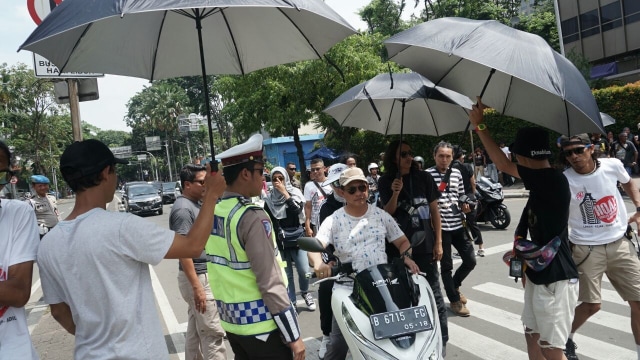 Kapolri syuting di Sarinah (Foto: Jamal Ramadhan/kumparan)