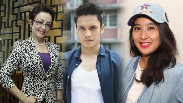 Olivia, Randy Pangalila, Minati Atmanegara. (Foto: Munady Widjaja; Instagram @randpunk; dok. 21 Cineplex)
