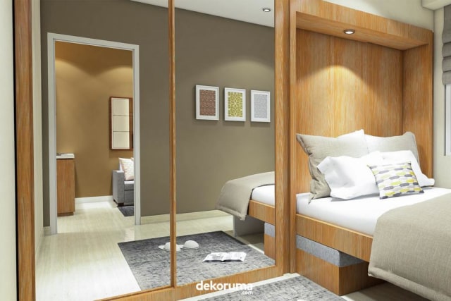 6 Desain Lemari Pakaian untuk Kamar Sempit (2)