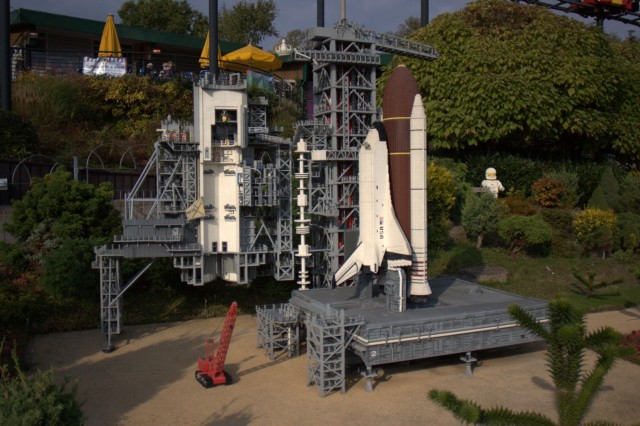 Markas NASA di Legoland. (Foto: Flickr/StainlessSteelRat)