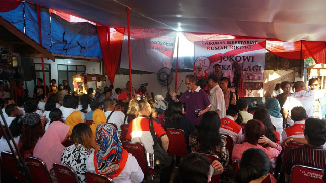 Suasana Pembukaan Syukuran Rumah Jokowi (Foto: Irfan Adi Saputra/kumparan)