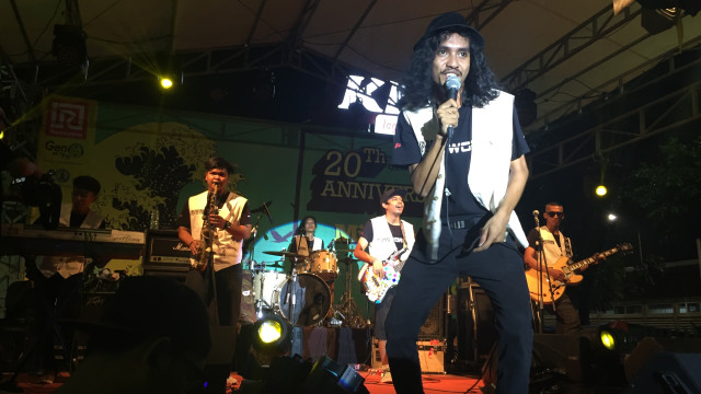 Penampilan Eskrim Band (Foto: Vito Kukuh/kumparan)