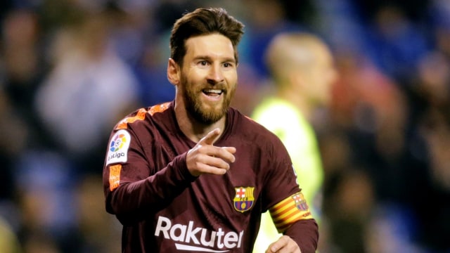 Mesin gol Barcelona, Lionel Messi. (Foto: Reuters/Miguel Vidal)
