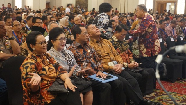 Para menteri di Acara Musrenbangnas 2018. (Foto: Yudhistira Amran Saleh/kumparan)