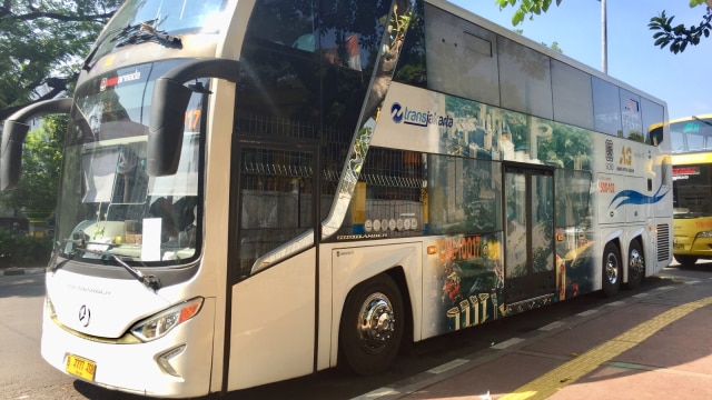 Bus Tingkat Wisata Transjakarta (Foto: Shika Arimasen Michi/kumparan)