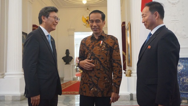 Jokowi Undang Dubes Korsel dan Korut ke Istana (Foto: Yudhistira Amran Saleh/kumparan)