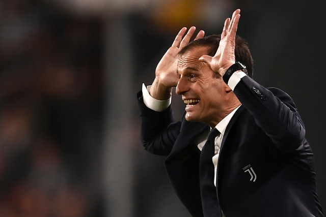 Pelatih Juventus, Massimiliano Allegri. (Foto: Marco Bertorello/AFP)