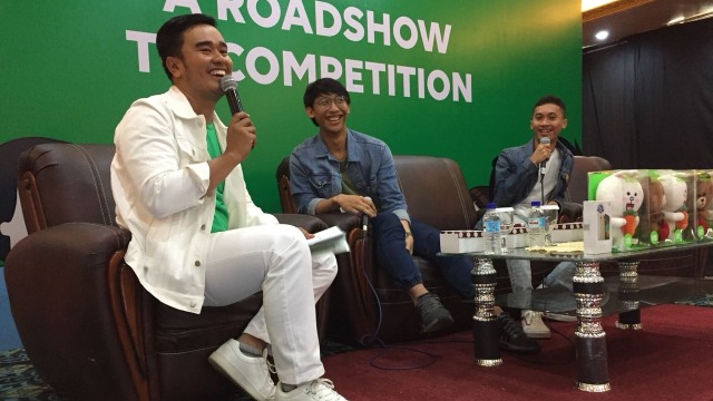 LINE Creators Roadshow & Competition di Padang. (Foto: Zahrina Yustisia Noorputeri/kumparan)