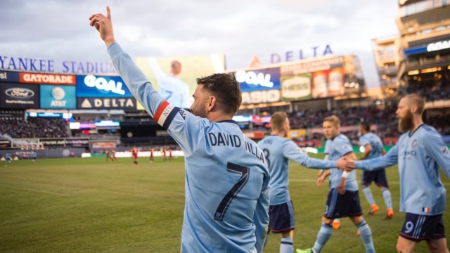 Striker New York City FC, David Villa. (Foto: Twitter @NYCFC)