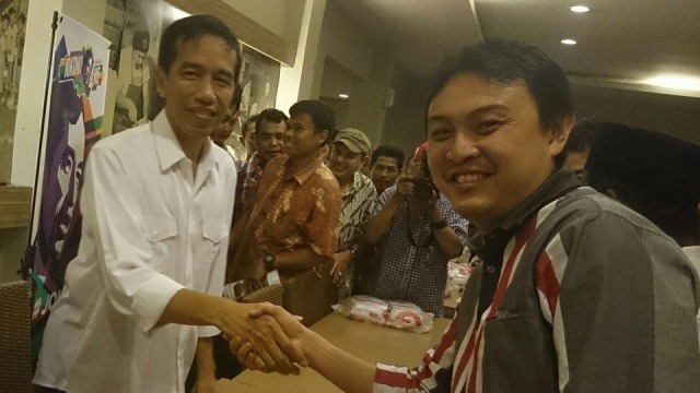 Dave Santoso bersama Jokowi (Foto: Facebook : Dave Revano Santosa)