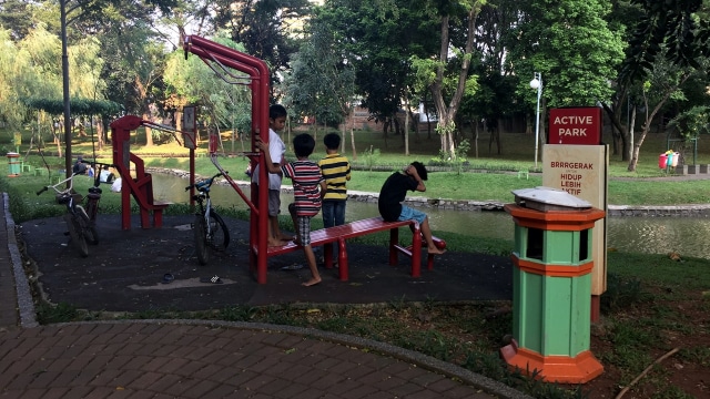 Taman Cattleya, oase di tengah tol kota (Foto: Helinsa Putri/kumparan)