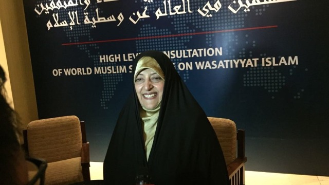 Wakil Presiden Iran Masoumeh Ebtekar (Foto: Rafyq Panjaitan/kumparan)