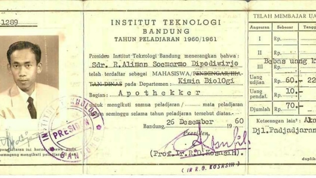 Sejarah Patung Dewa Ganesha Jadi Lambang ITB Dalam Evolusi Kartu Tanda Mahasiswa (1)