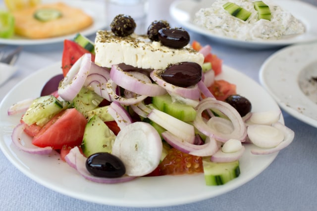 Ilustrasi greek salad (Foto: Thinkstock)