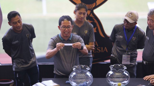 PSSI gelar drawing untuk Piala Indonesia (Foto: Alan Kusuma/kumparan)